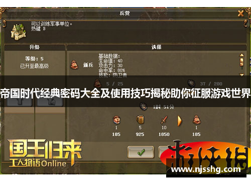 帝国时代经典密码大全及使用技巧揭秘助你征服游戏世界